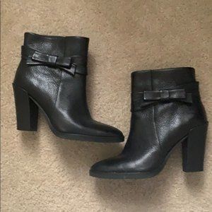 Kate Spade Black Booties with Bow Detail EUC (SZ8)